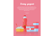 Berry Yogurt, Dairy Products from