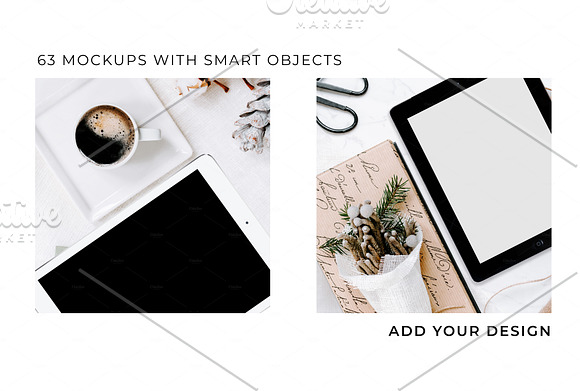 IPAD MOCKUP. LIFESTYLE BUNDLE 63 + in Product Mockups - product preview 7