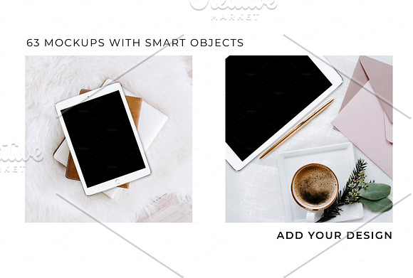 IPAD MOCKUP. LIFESTYLE BUNDLE 63 + in Product Mockups - product preview 10
