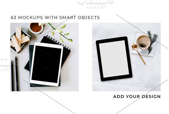 IPAD MOCKUP. LIFESTYLE BUNDLE 63 + in Product Mockups - product preview 17