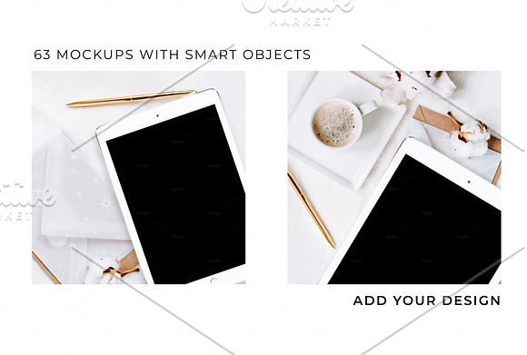 IPAD MOCKUP. LIFESTYLE BUNDLE 63 + in Product Mockups - product preview 18