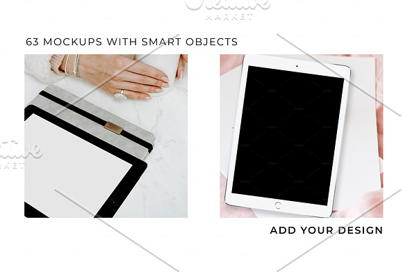 IPAD MOCKUP. LIFESTYLE BUNDLE 63 + in Product Mockups - product preview 22