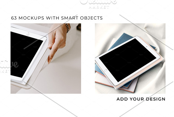 IPAD MOCKUP. LIFESTYLE BUNDLE 63 + in Product Mockups - product preview 28