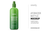 Matt atomizer bottle mockup