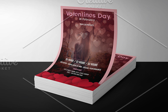 Valentines Day Party Flyer V946 in Flyer Templates - product preview 3