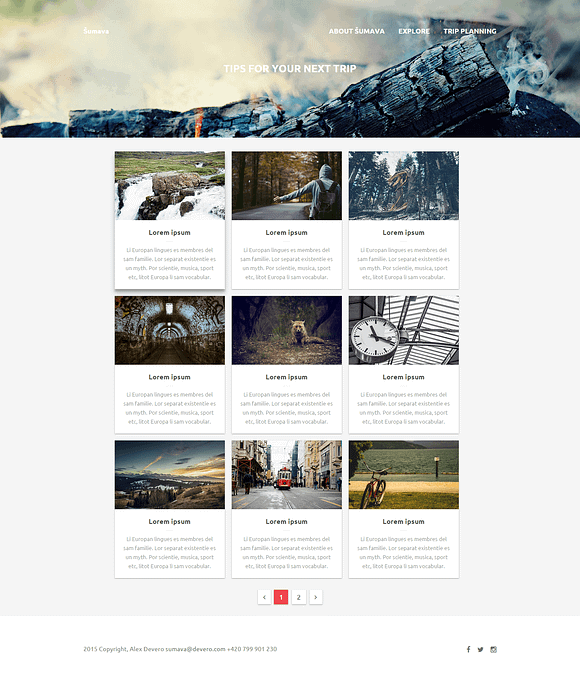 Sumava: Multi-Purpose HTML Template in HTML/CSS Themes - product preview 1