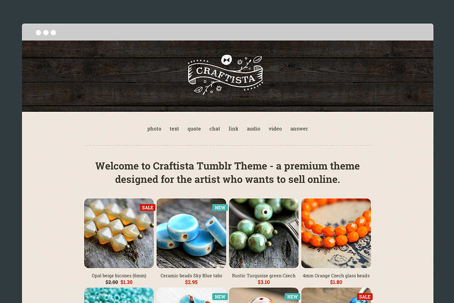 Craftista Tumblr Theme in Tumblr Themes - product preview 8
