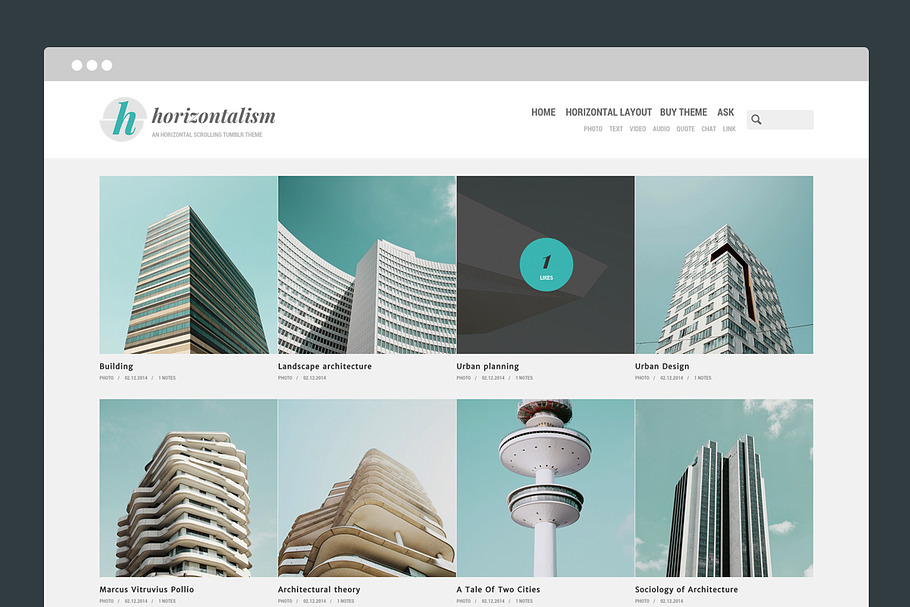 Horizontalism Tumblr Theme in Tumblr Themes - product preview 8