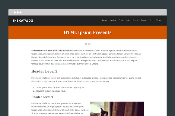 Catalog Tumblr Theme in Tumblr Themes - product preview 1