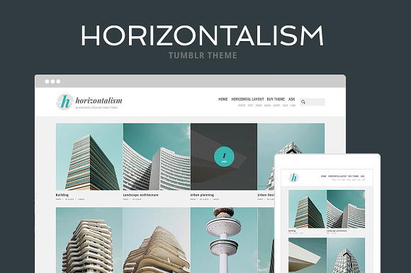 Horizontalism Tumblr Theme in Tumblr Themes - product preview 4