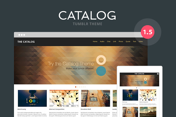 Catalog Tumblr Theme in Tumblr Themes - product preview 4