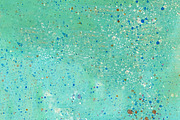 Turquoise acrylic painting texture