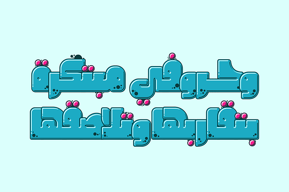 Graffitica - Arabic Colorfont in Non Western Fonts - product preview 4