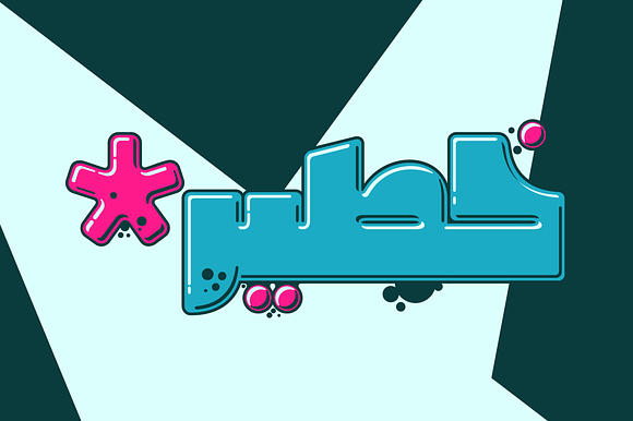Graffitica - Arabic Colorfont in Non Western Fonts - product preview 8