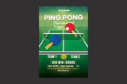Ping Pong Tournament Flyer