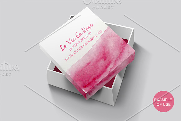 Watercolor Backgrounds-LaVie En Rose in Textures - product preview 8