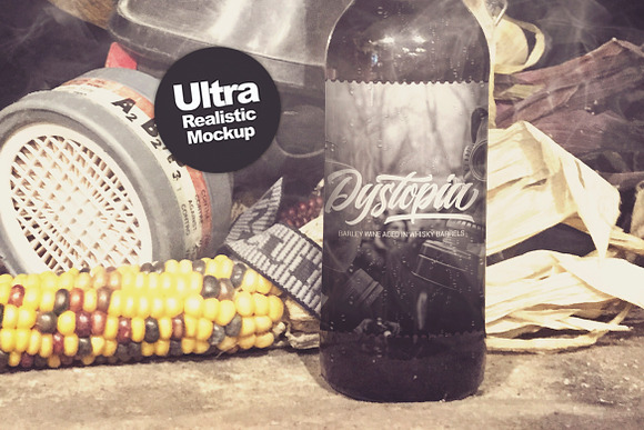 Gas Mask | Beer Mockup in Product Mockups - product preview 2