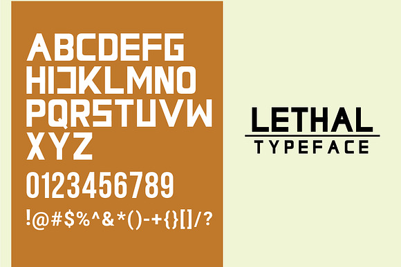 Lethal Markwell Duo Font in Sans-Serif Fonts - product preview 3