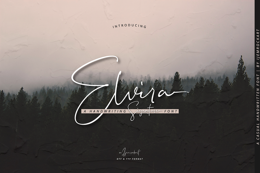 SPECIAL PRICE | Elvira Signature in Script Fonts - product preview 8