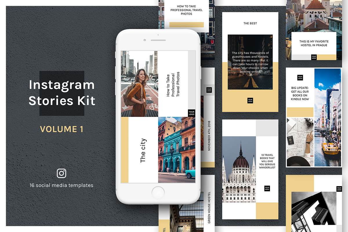 Instagram Stories Kit (Vol.1) in Instagram Templates - product preview 8