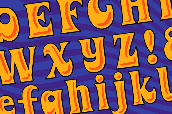 Flower Power Alphabet in Graphics - product preview 1