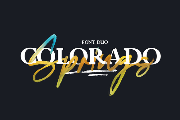 Colorado Springs Font in Script Fonts - product preview 6