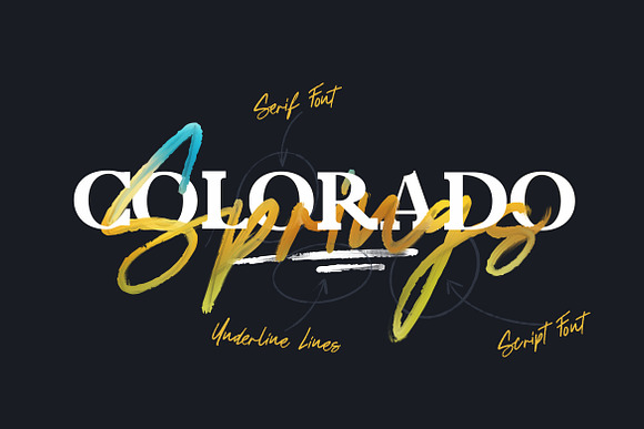 Colorado Springs Font in Script Fonts - product preview 7