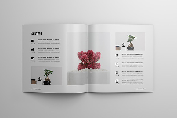 Square Magazine Bundle in Magazine Templates - product preview 7