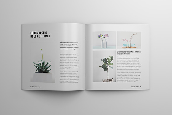 Square Magazine Bundle in Magazine Templates - product preview 9
