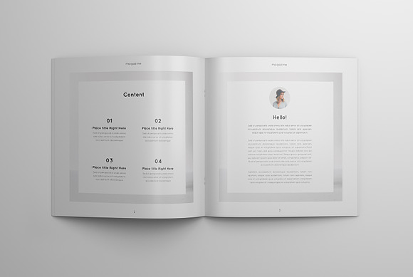 Square Magazine Bundle in Magazine Templates - product preview 12
