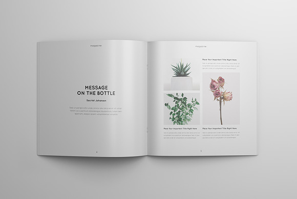 Square Magazine Bundle in Magazine Templates - product preview 13