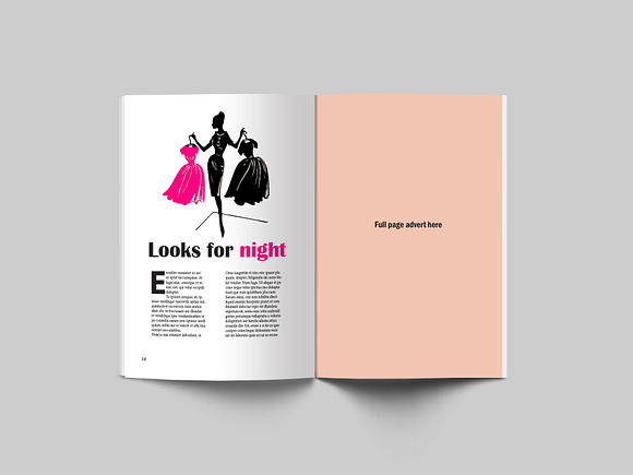 24 Page Fashion Magazine Template in Magazine Templates - product preview 2