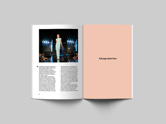 24 Page Fashion Magazine Template in Magazine Templates - product preview 3