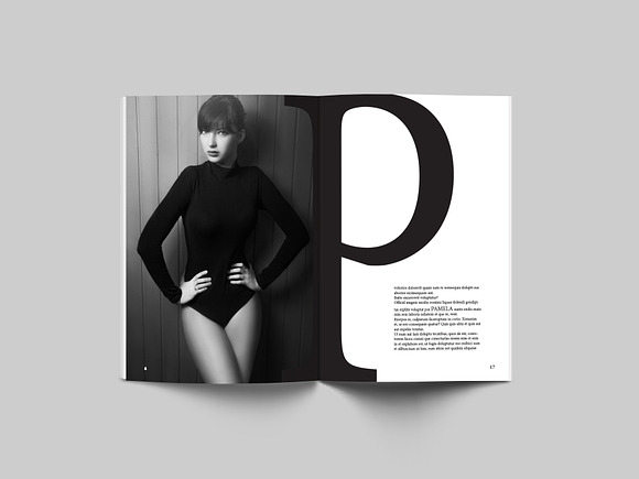 24 Page Fashion Magazine Template in Magazine Templates - product preview 6