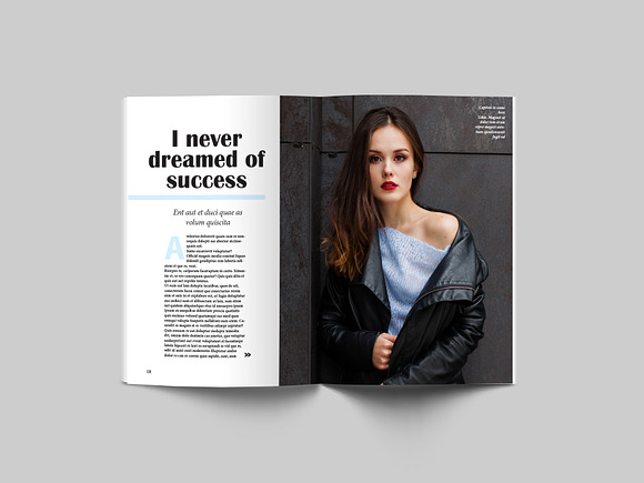 24 Page Fashion Magazine Template in Magazine Templates - product preview 10