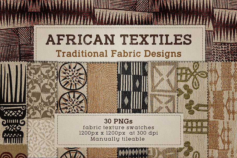 Africa Textile Fabric Tiles