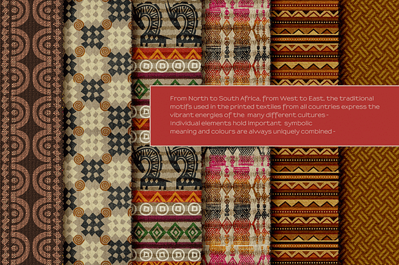 Africa Textile Fabric Tiles in Textures - product preview 1