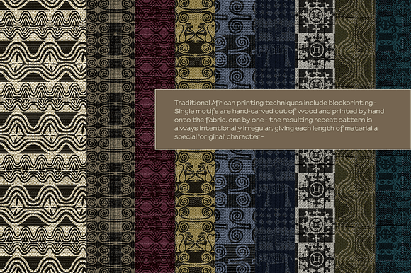 Africa Textile Fabric Tiles in Textures - product preview 2
