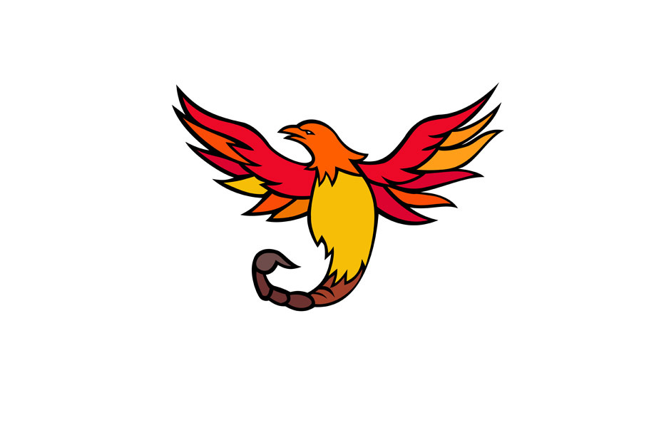 Phoenix Bird With Scorpion Tail Masc