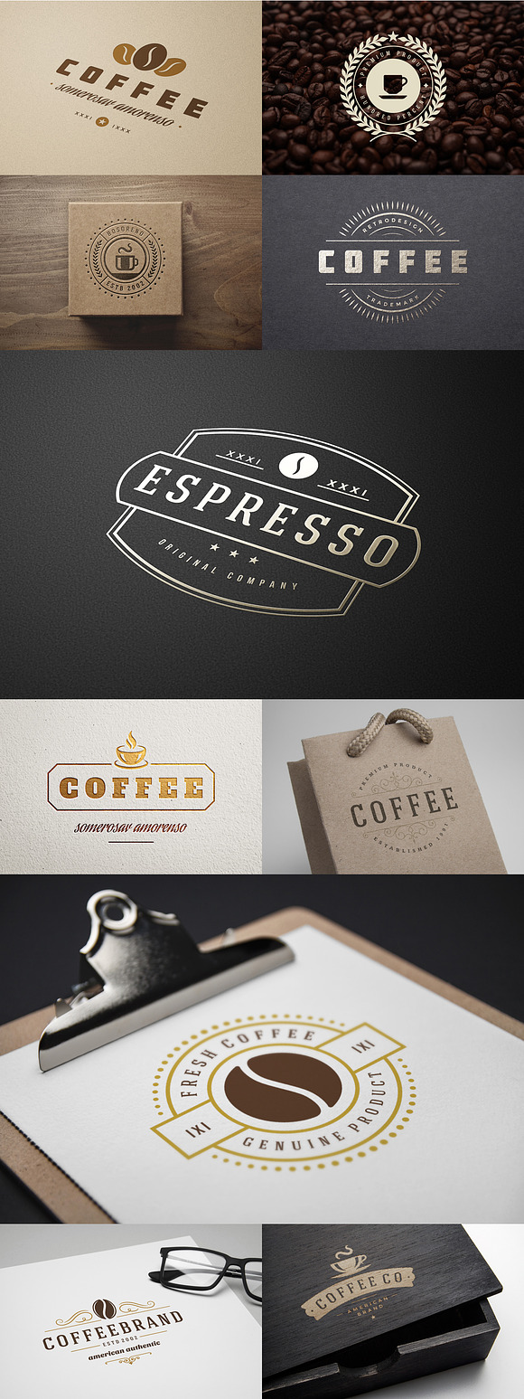 16 Coffee Logotypes and Badges in Logo Templates - product preview 2