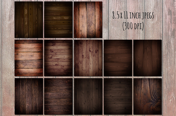 Rustic wood vignette textures in Textures - product preview 1