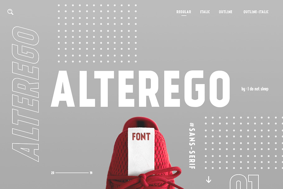 Alterego in Sans-Serif Fonts - product preview 8