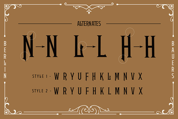Glenfield - A Vintage Typeface in Display Fonts - product preview 2
