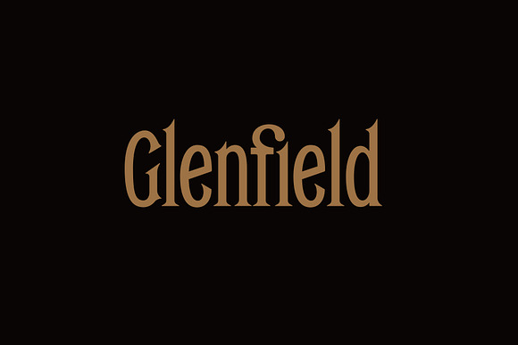 Glenfield - A Vintage Typeface in Display Fonts - product preview 10
