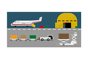 Air cargo delivery transportation