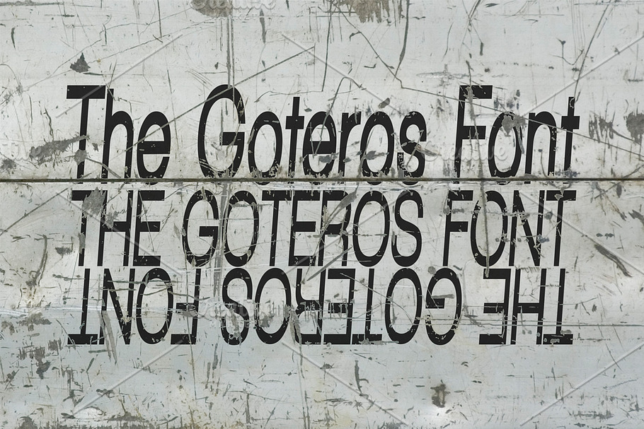 Font | The Goteros Font