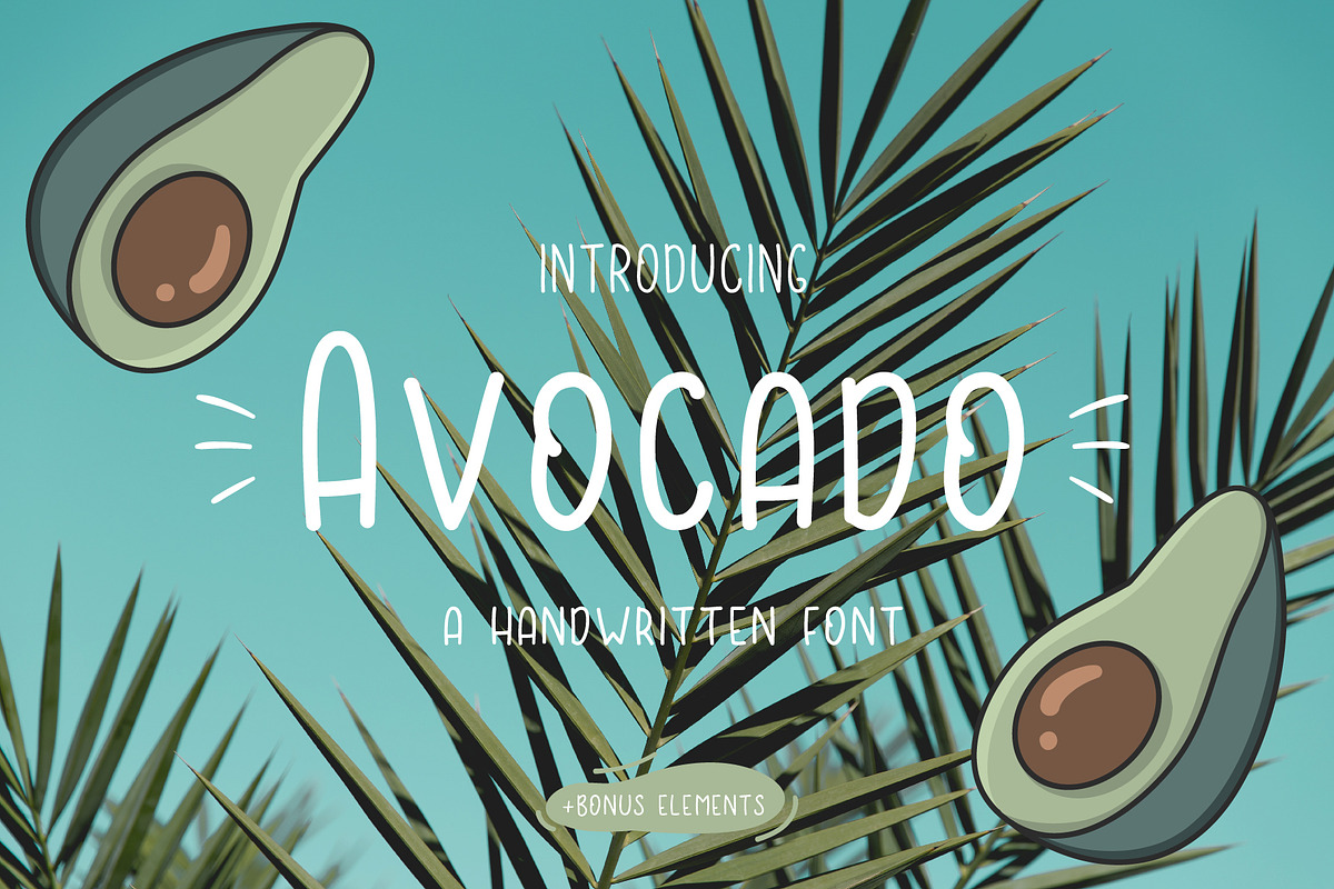 Avocado font in Sans-Serif Fonts - product preview 8