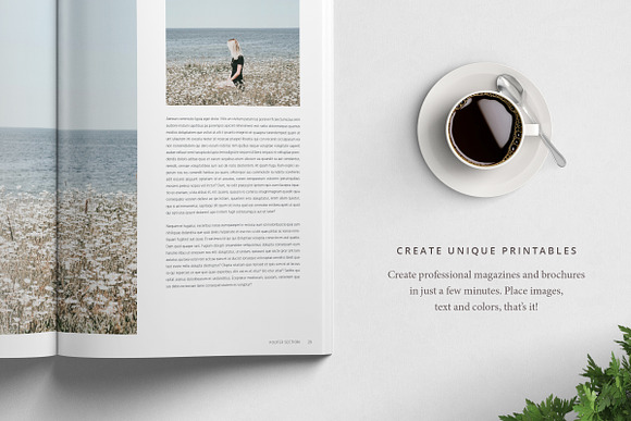 Magazine & Brochure Bundle in Magazine Templates - product preview 5