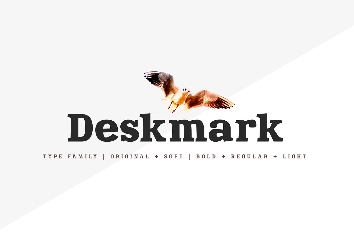 Deskmark Slab Pro Typefamily in Fonts - product preview 8