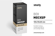Box mockup / 50x130x50 mm